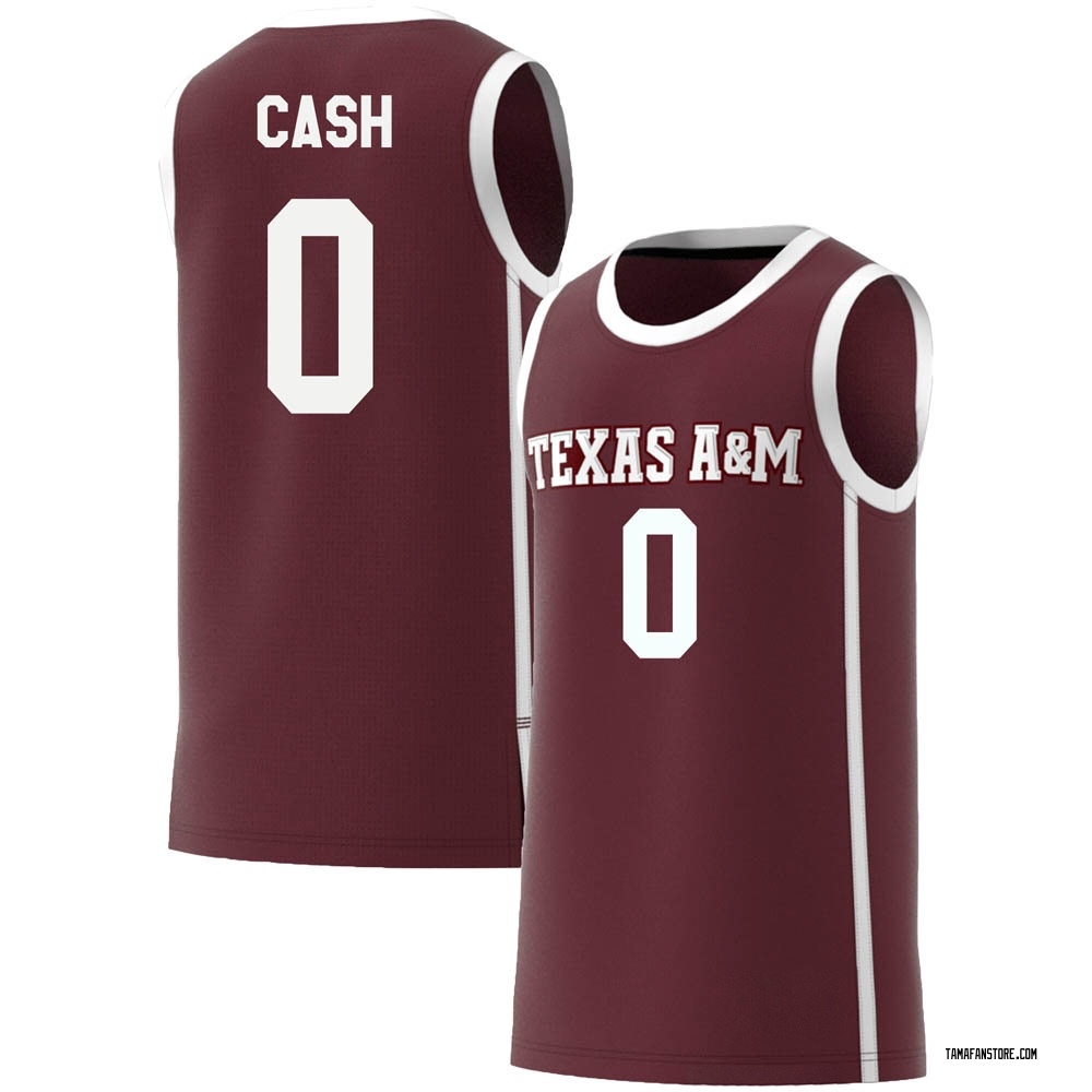 Texas A&M Adidas Reverse Retro Basketball Gray Jersey M / Stone/Maroon