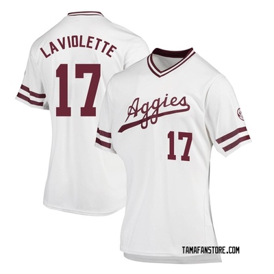 Women's Jace LaViolette Texas A&M Aggies Replica Baseball Jersey - White